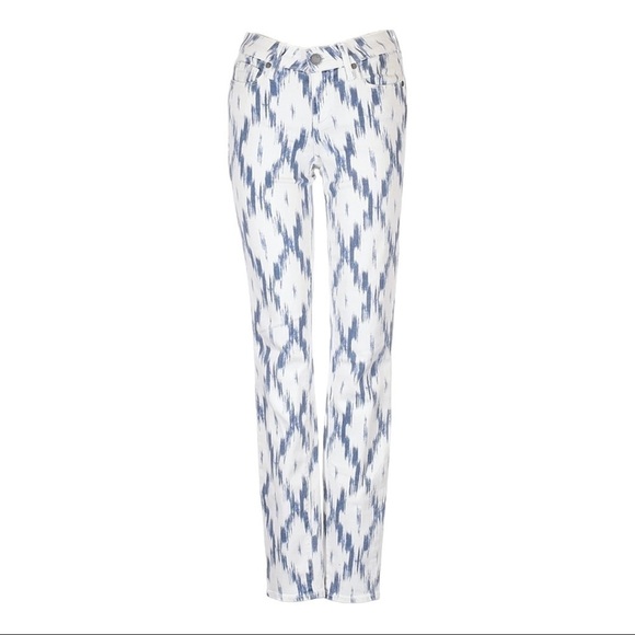 Paige Verdugo Alexandria Ikat Boho Print Ultra Skinny Jeans Size 25 - Picture 2 of 12